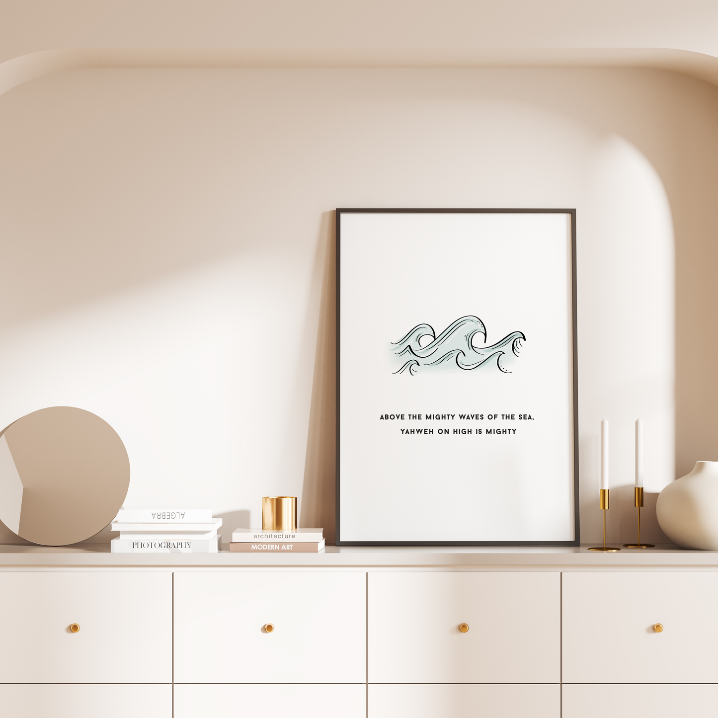 Waves of the sea Print