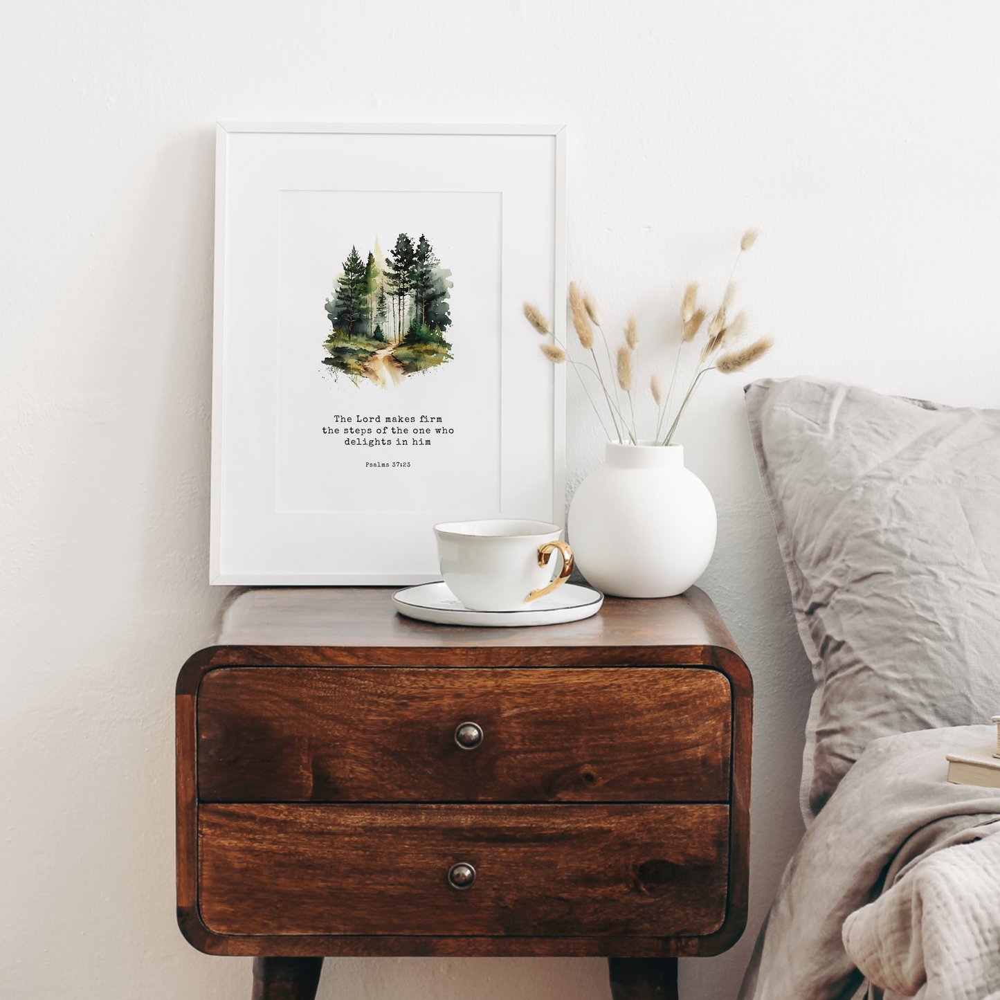 Psalm 37 Forest Print