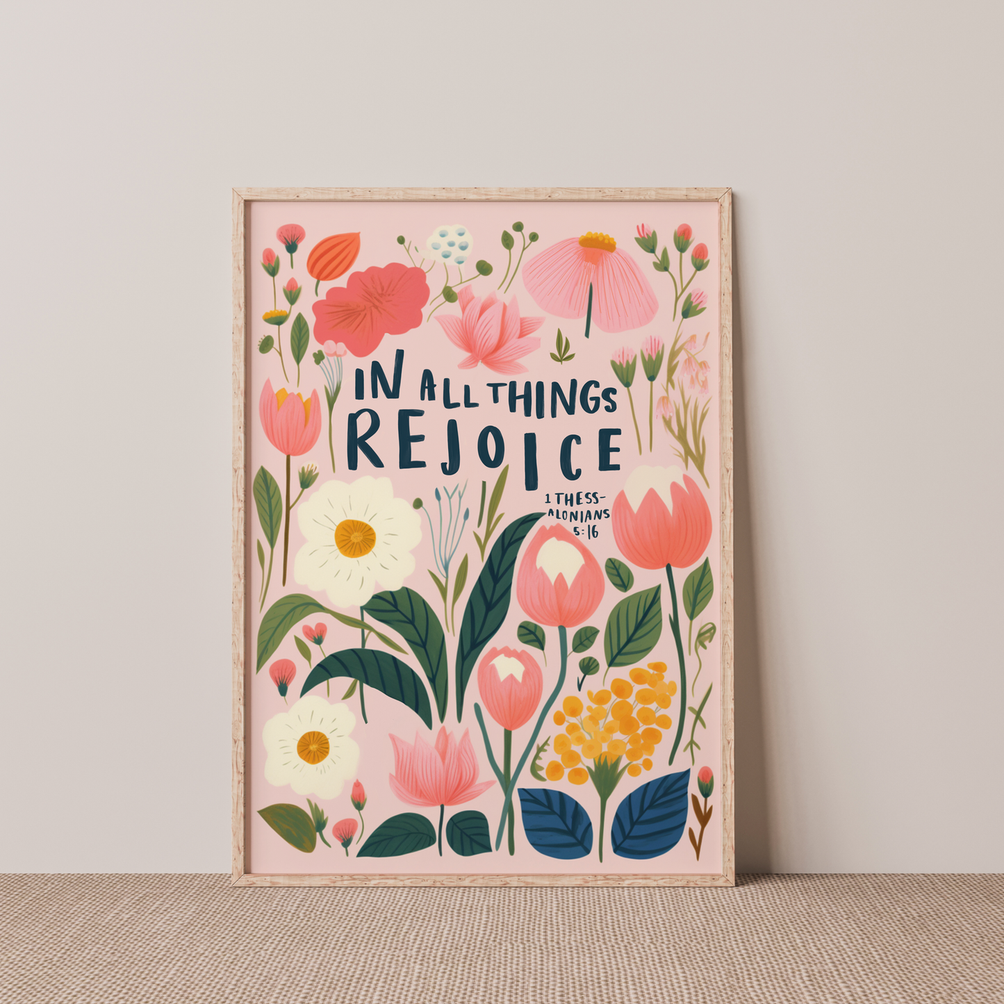 In all things rejoice Print