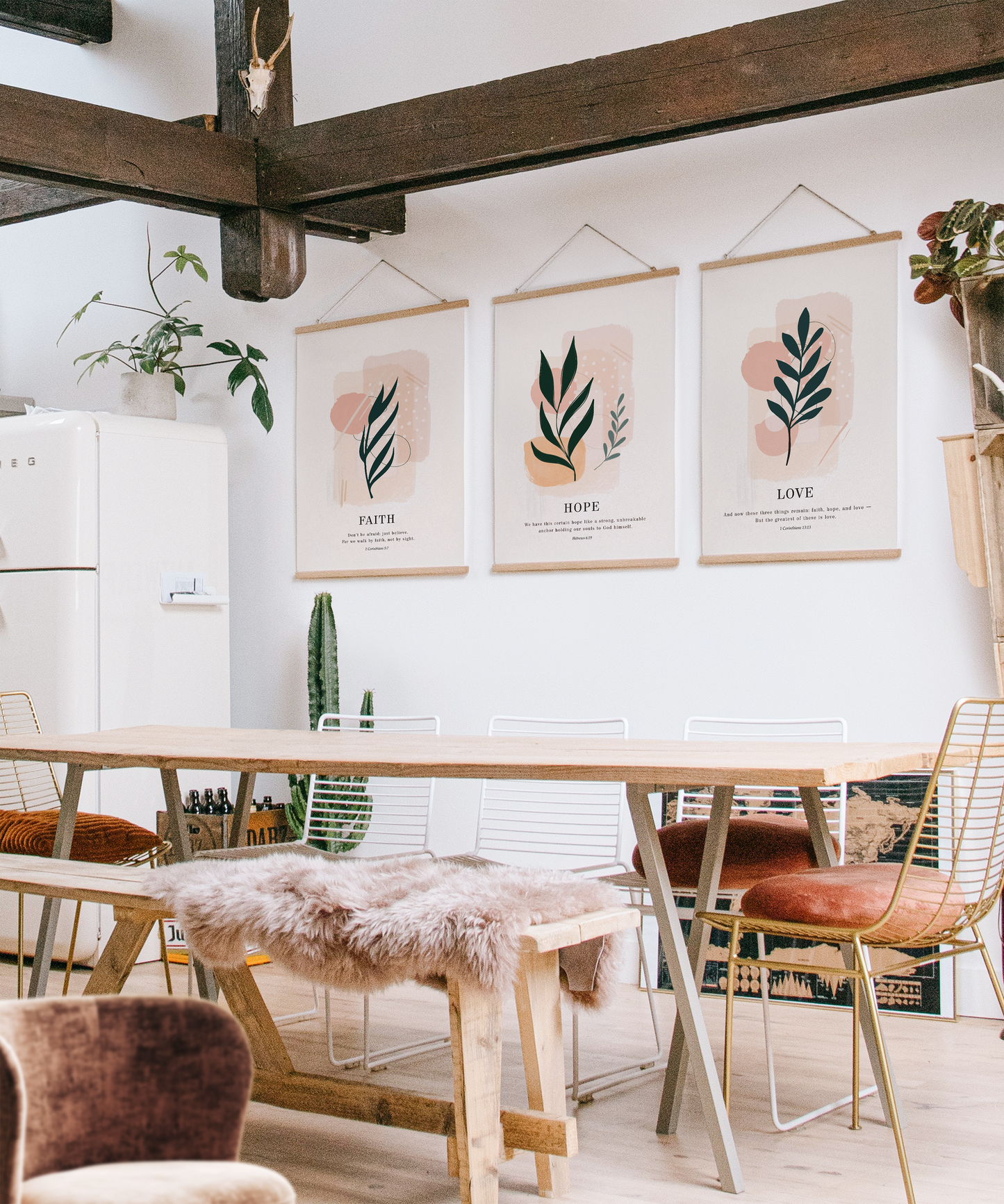 Faith Hope Love Set of Three