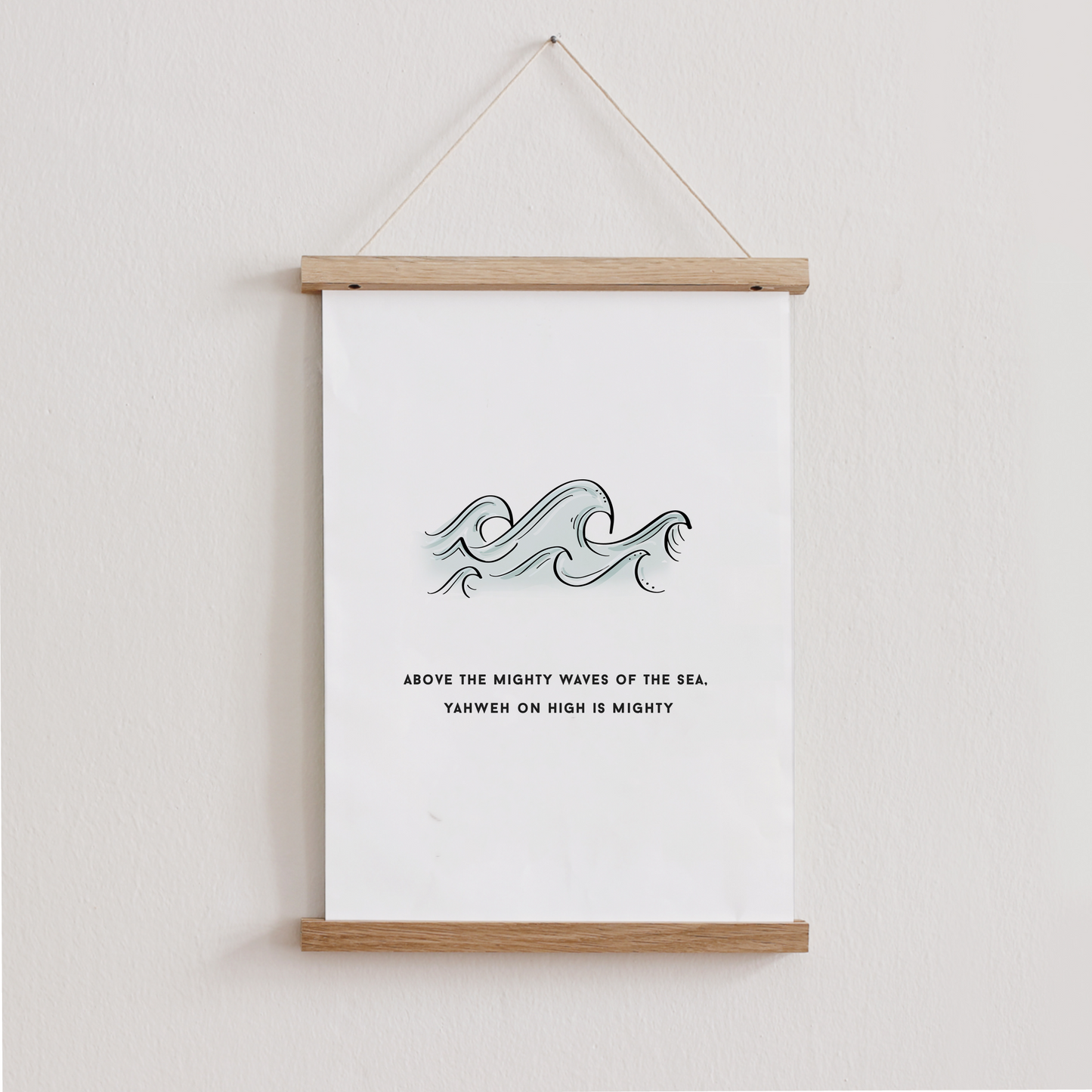 Waves of the sea Print