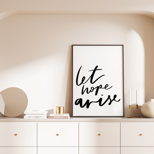 Let hope arise Print
