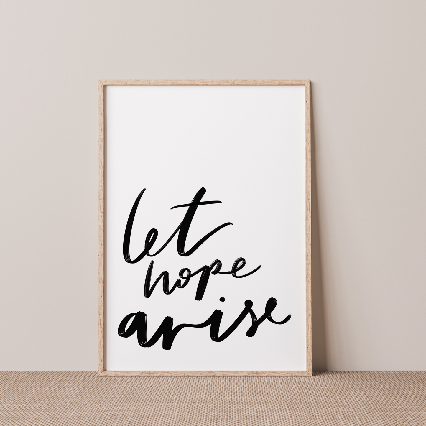 Let hope arise Print