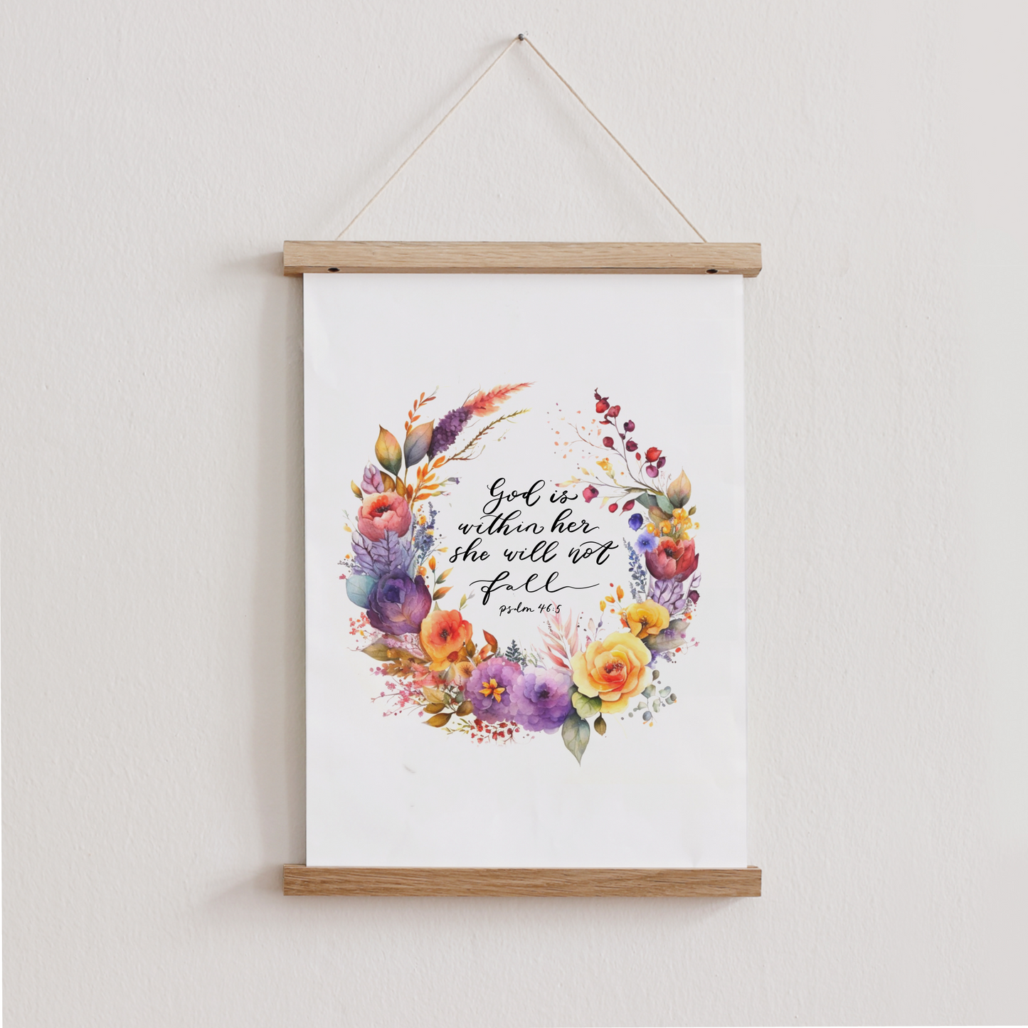 God is Within Her, Proverbs 46:5 Print