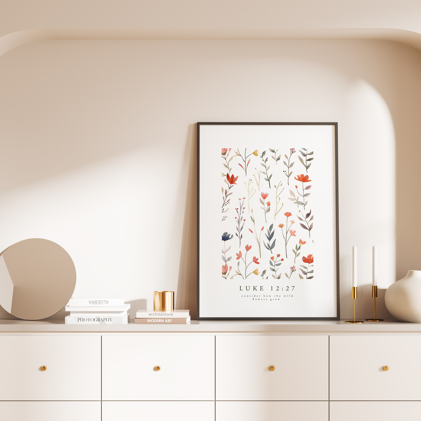 Wildflowers Print - Luke 12:27