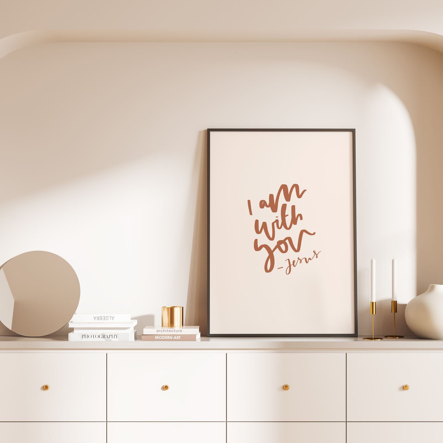 I am with you - Jesus Print