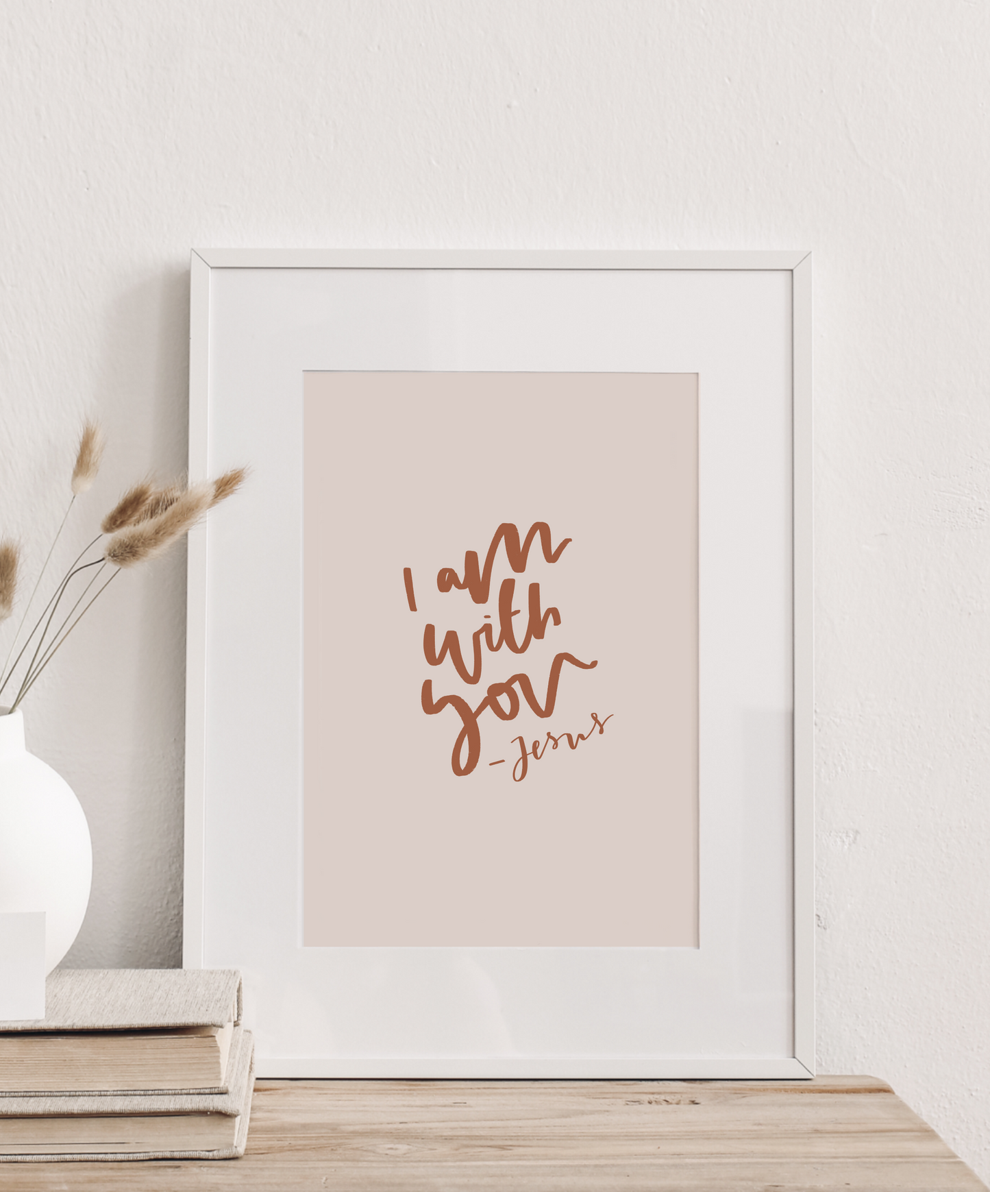 I am with you - Jesus Print