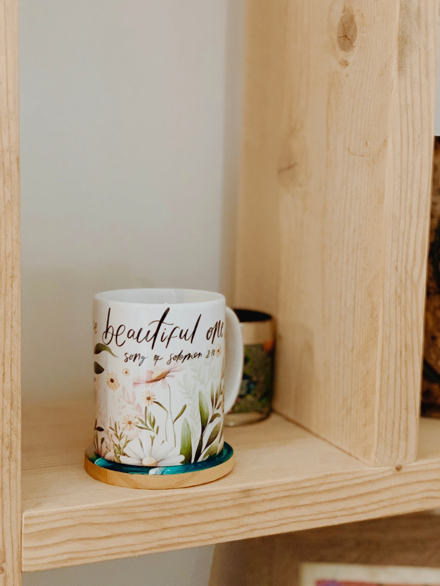 Floral Mug - He calls me beautiful one