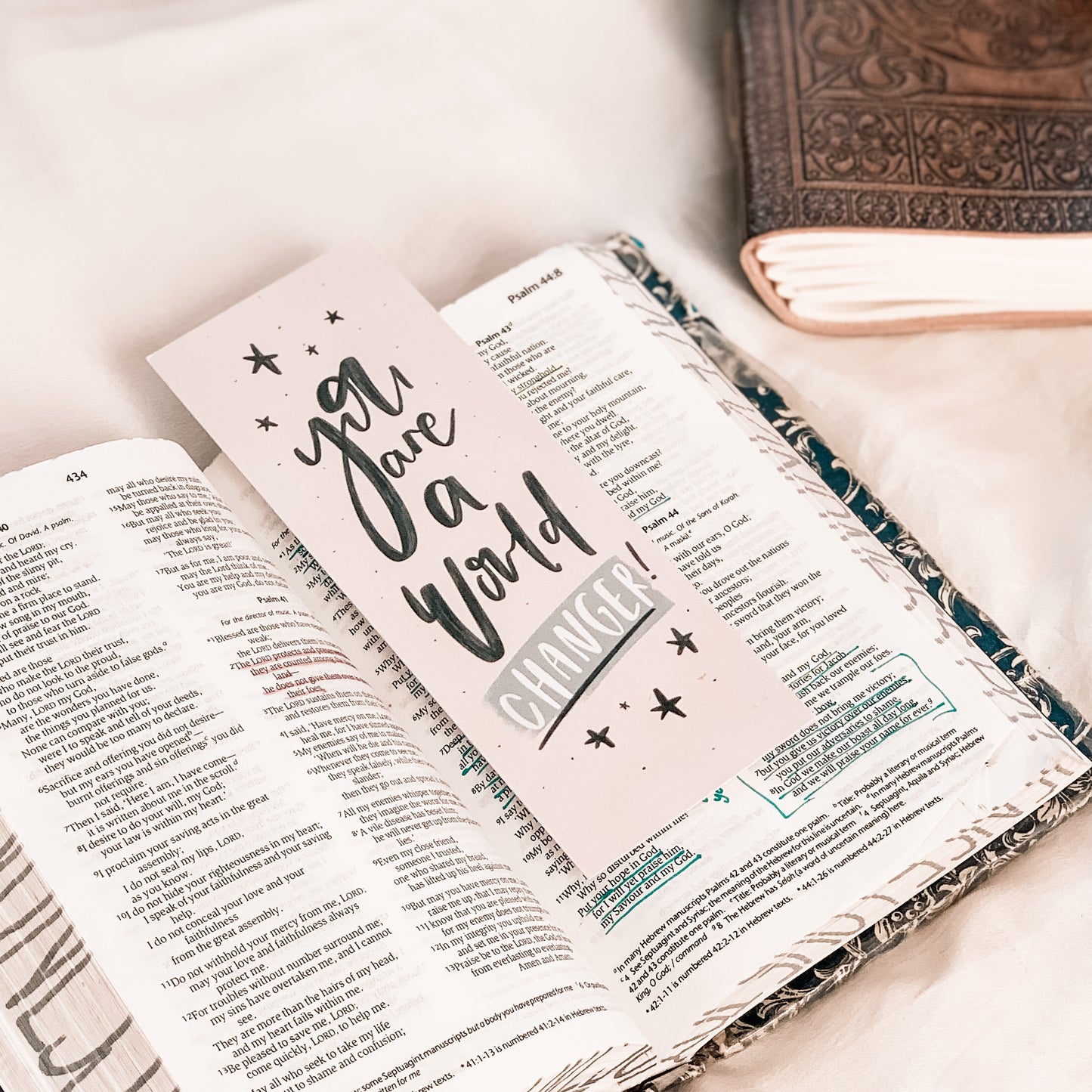 Hand Lettered Bookmarks