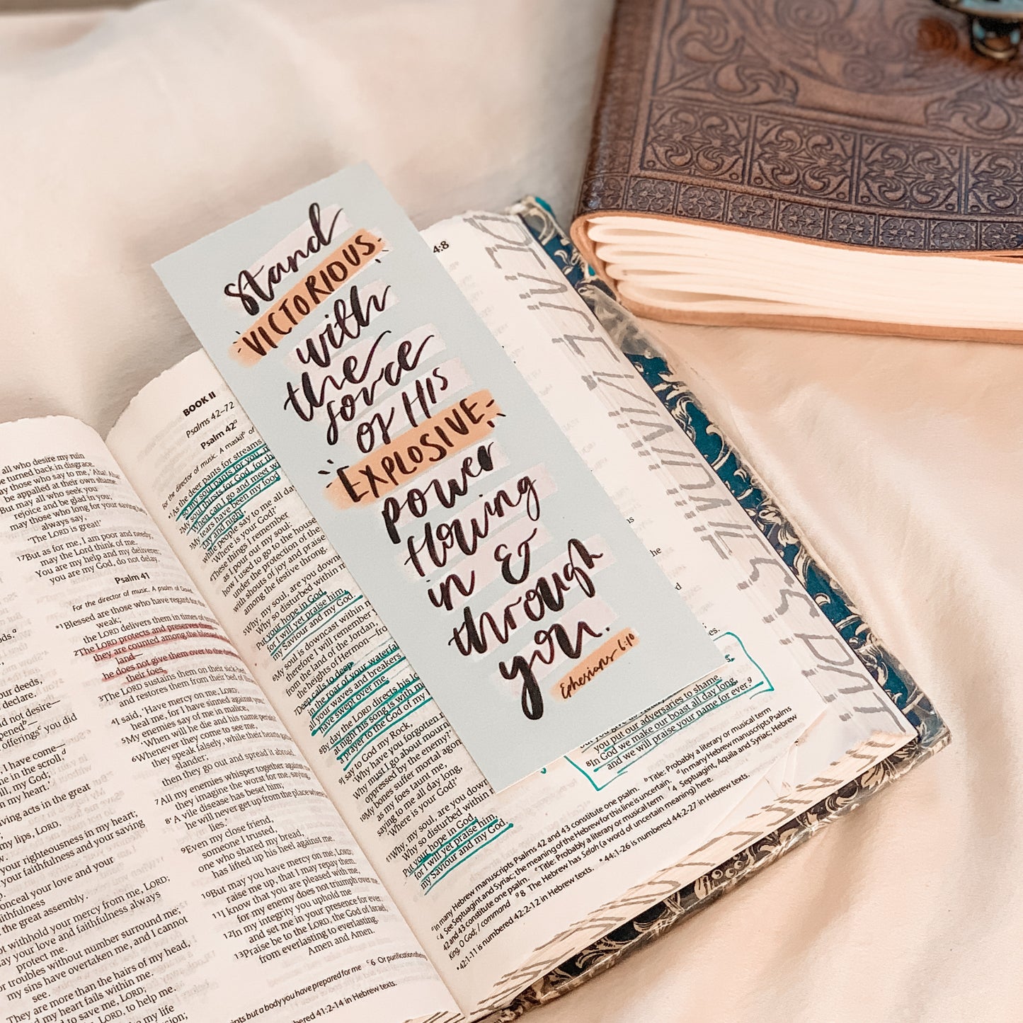 Hand Lettered Bookmarks