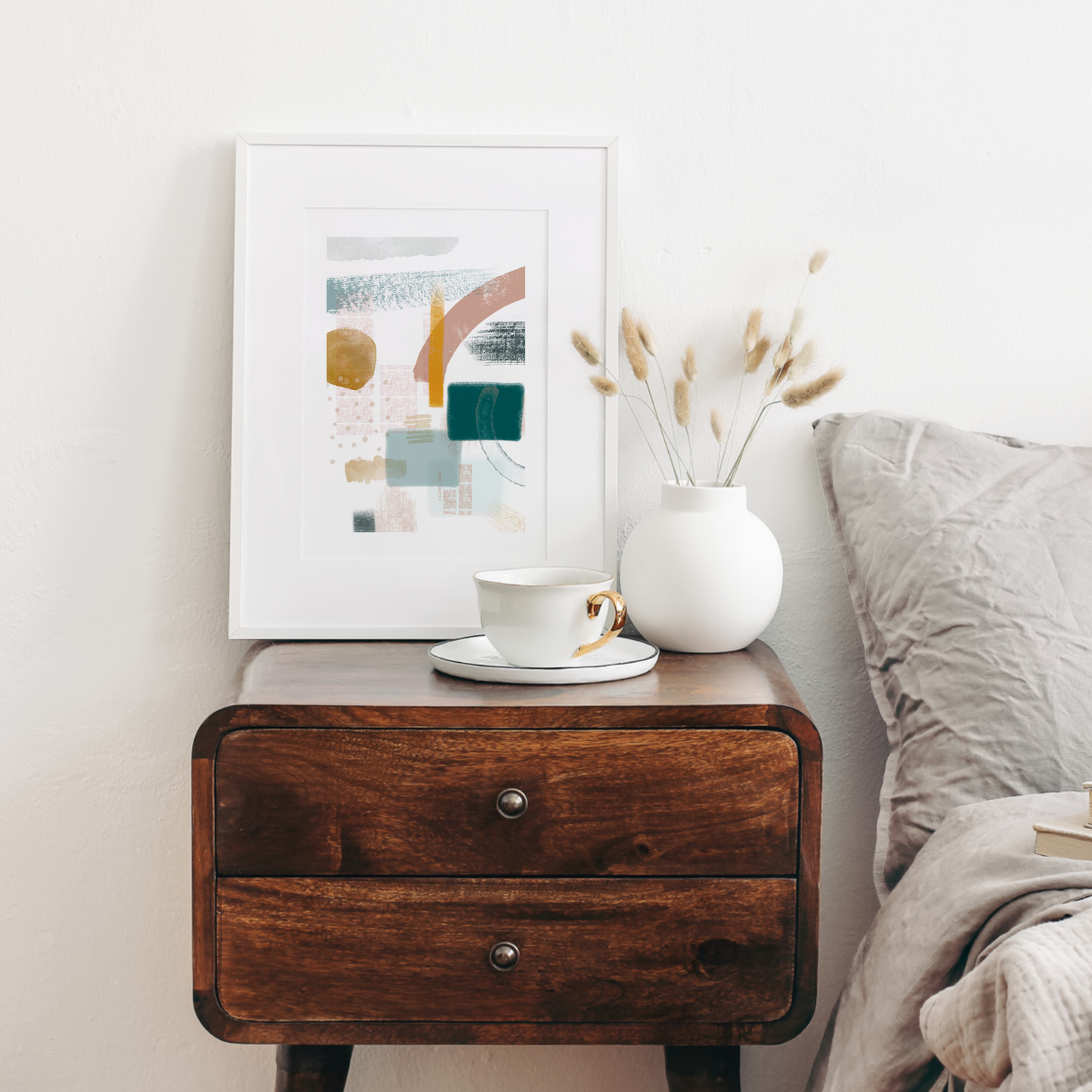 A Splash of Paint Shapes Print