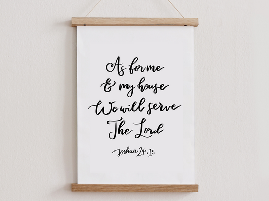 As for me and my house