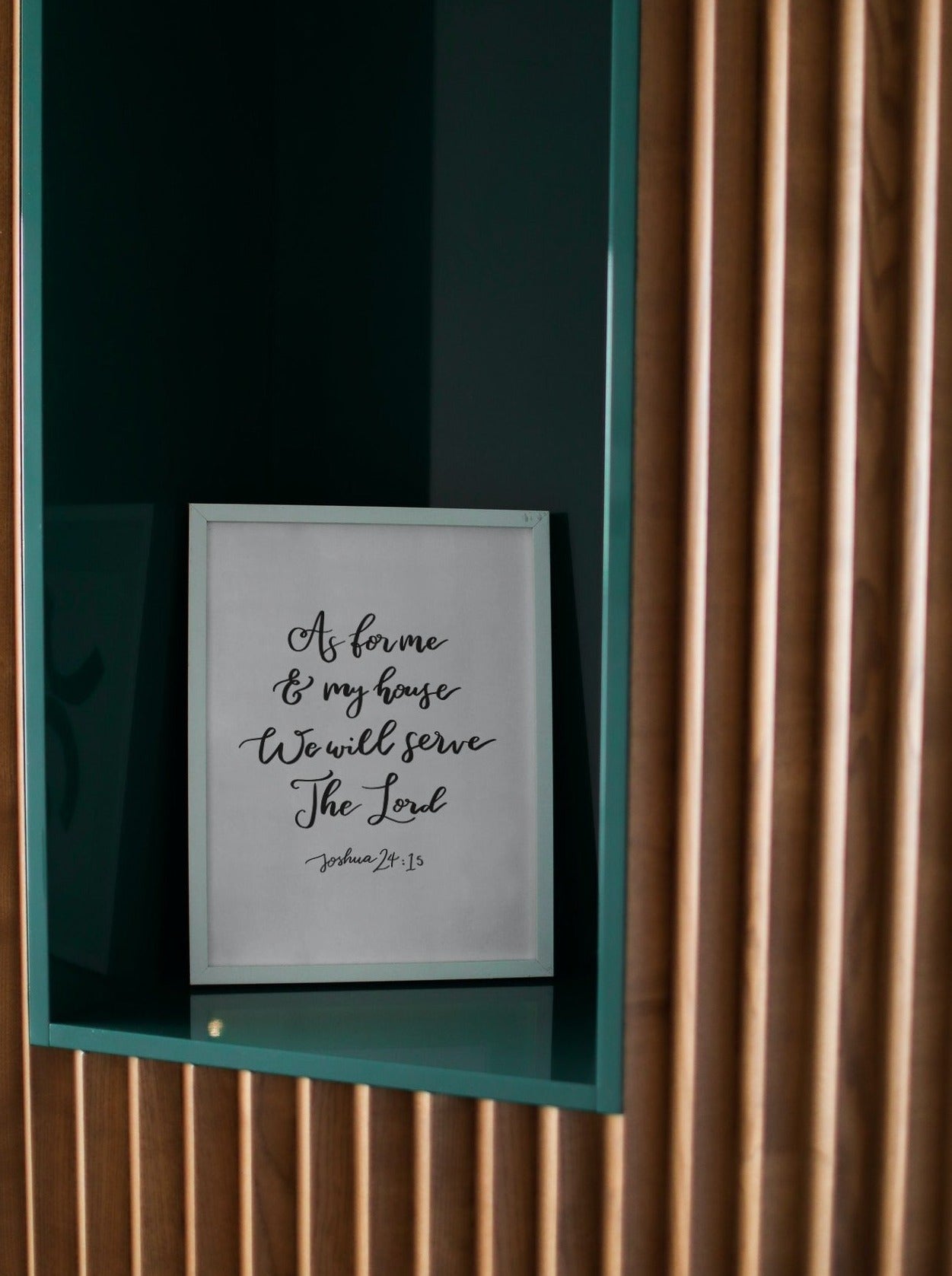 As for me and my house