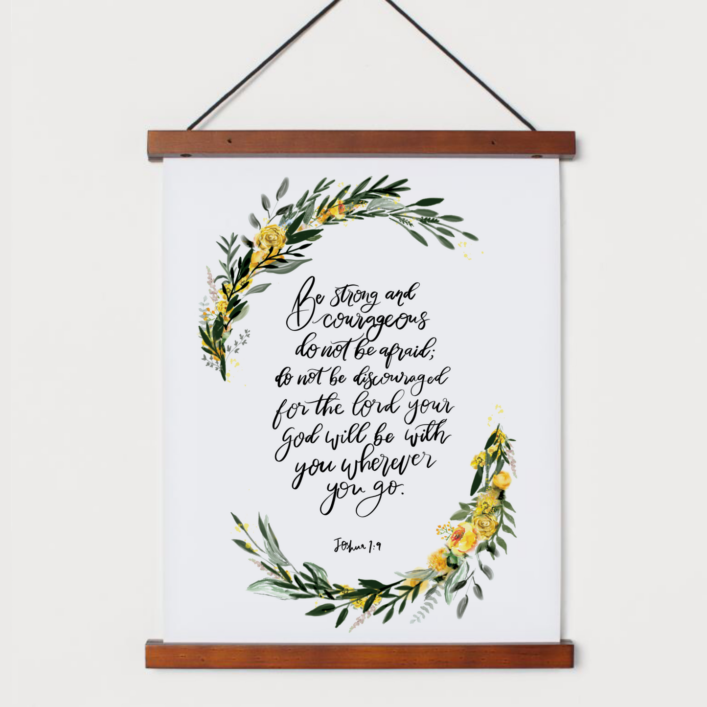 Be Strong & Courageous Joshua 1:9 Print