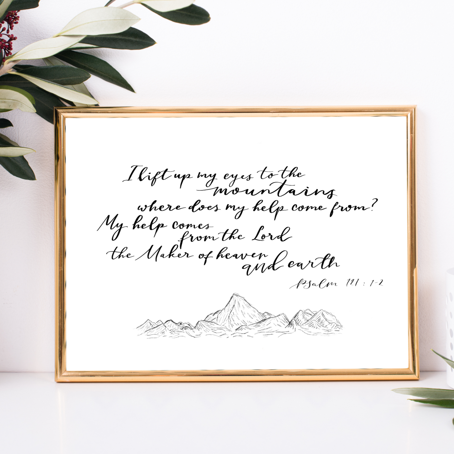 Psalm 121 Print