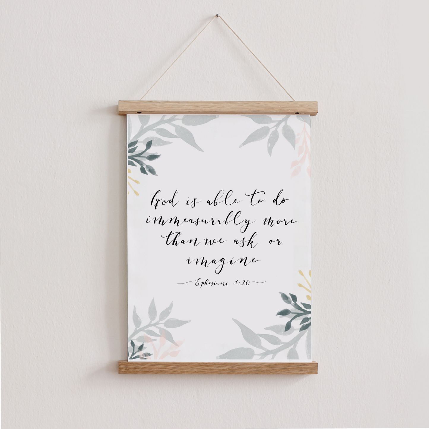 God is able - Ephesians 3:17 Print