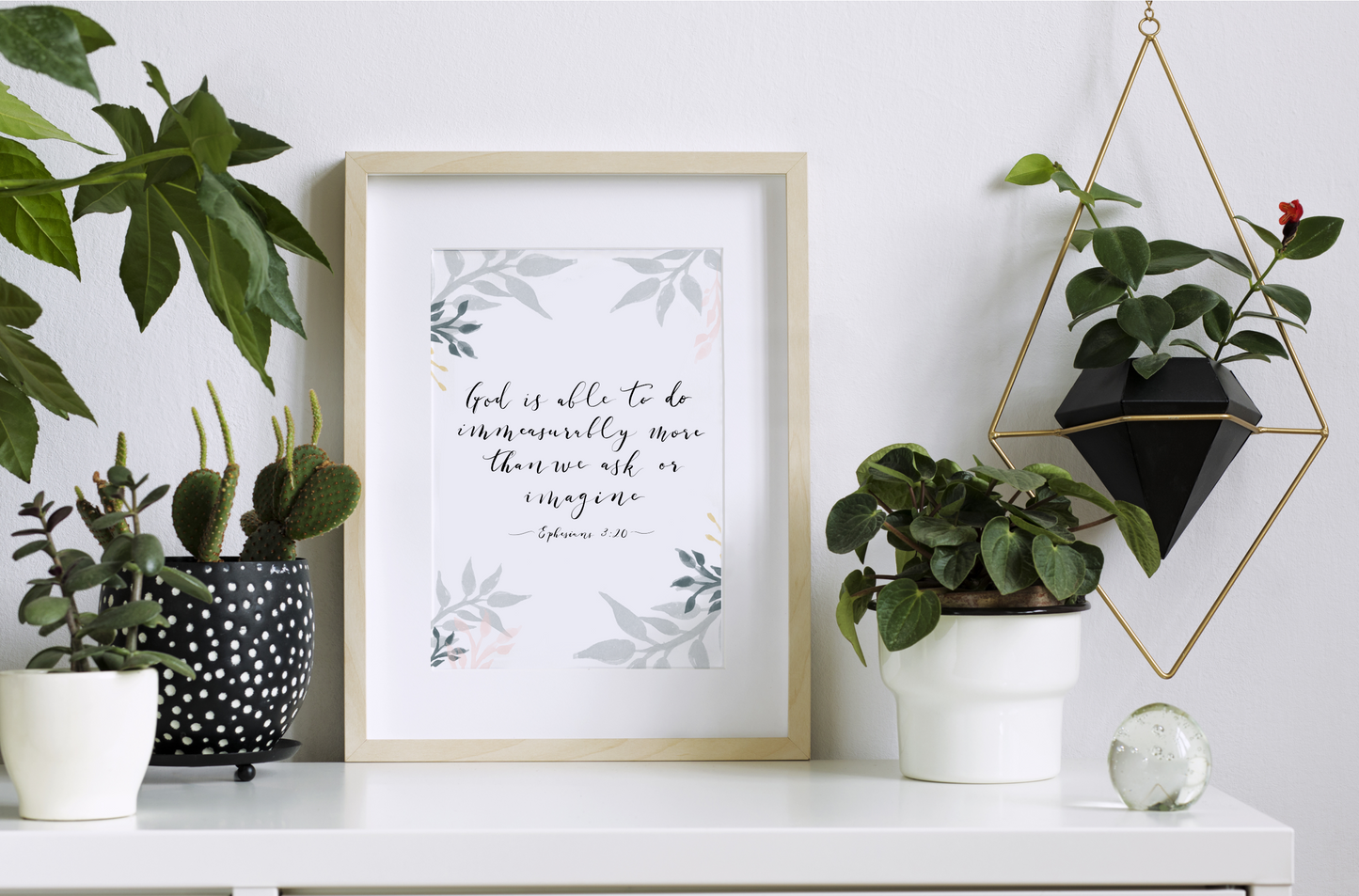 God is able - Ephesians 3:17 Print