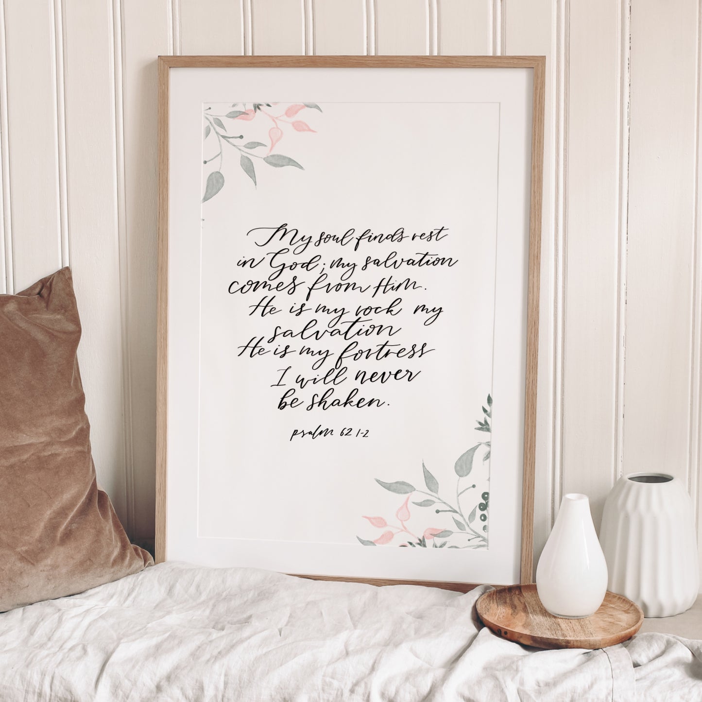 My Soul Finds Rest - Psalm 62 Print