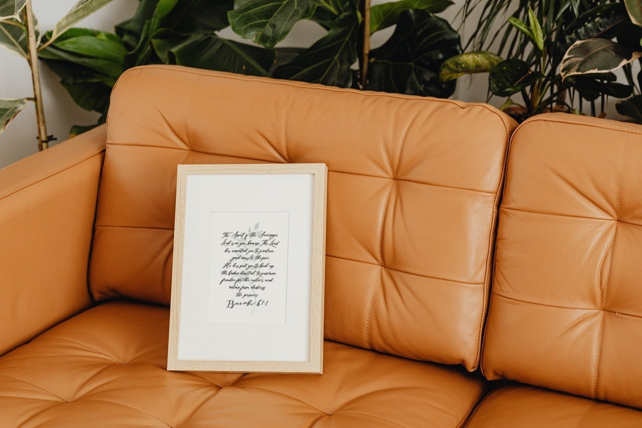 The Spirit of the Sovereign Lord is Upon Me - Isaiah 61 Print