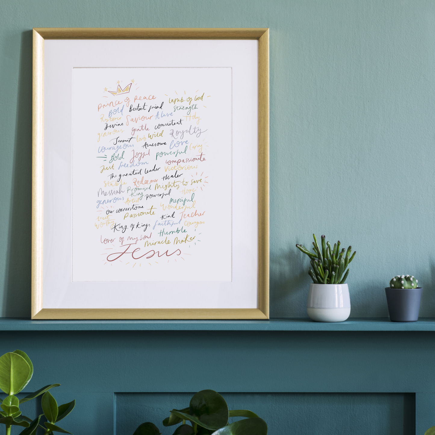 Attributes of Jesus Print