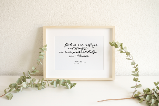 God is our refuge and strength - Psalm 46