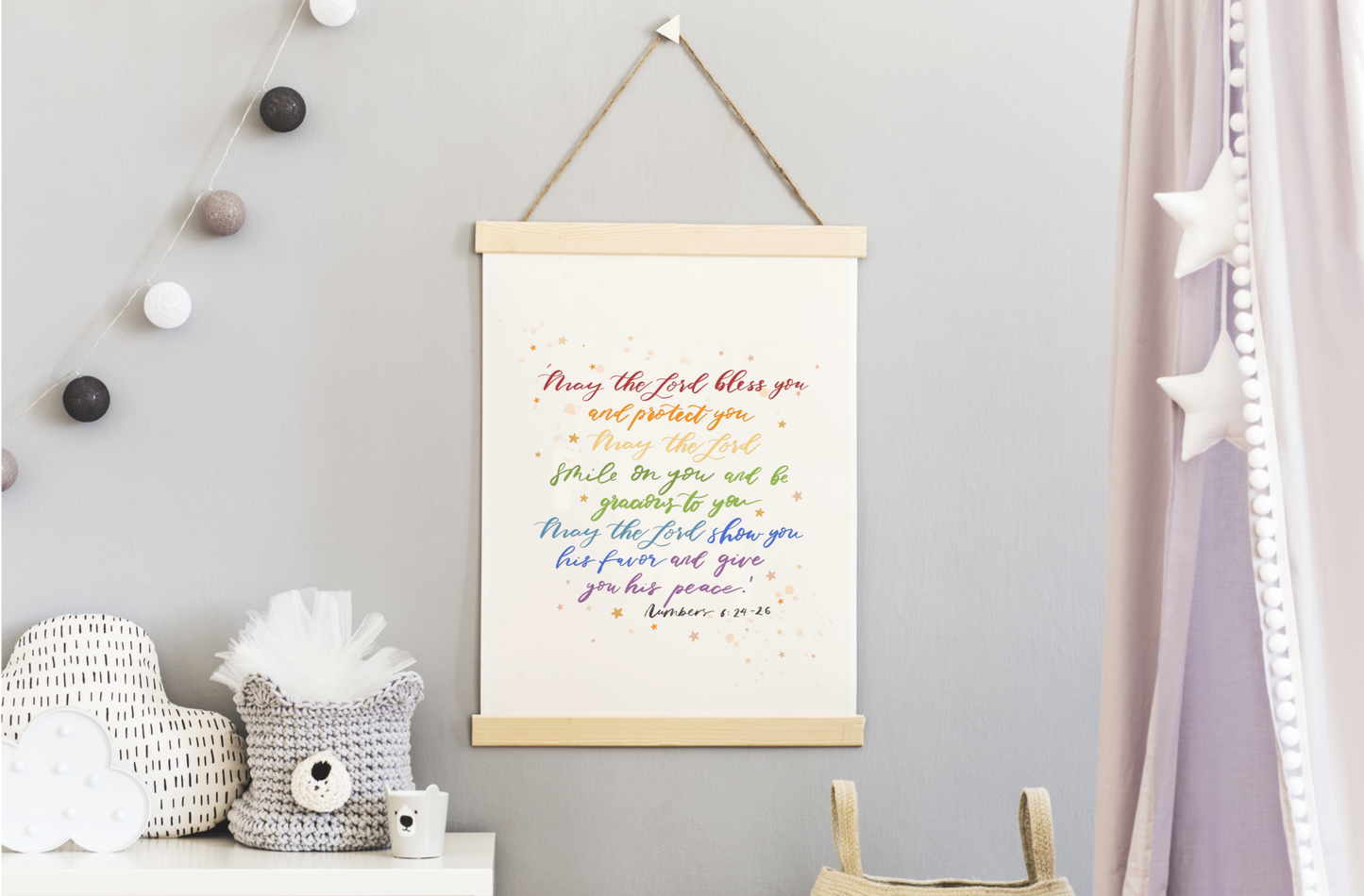 The Blessing Nursery Print