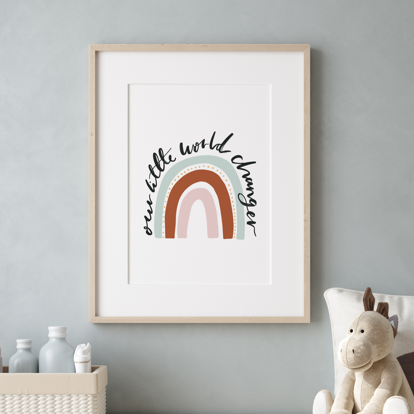 Our little world changer Print