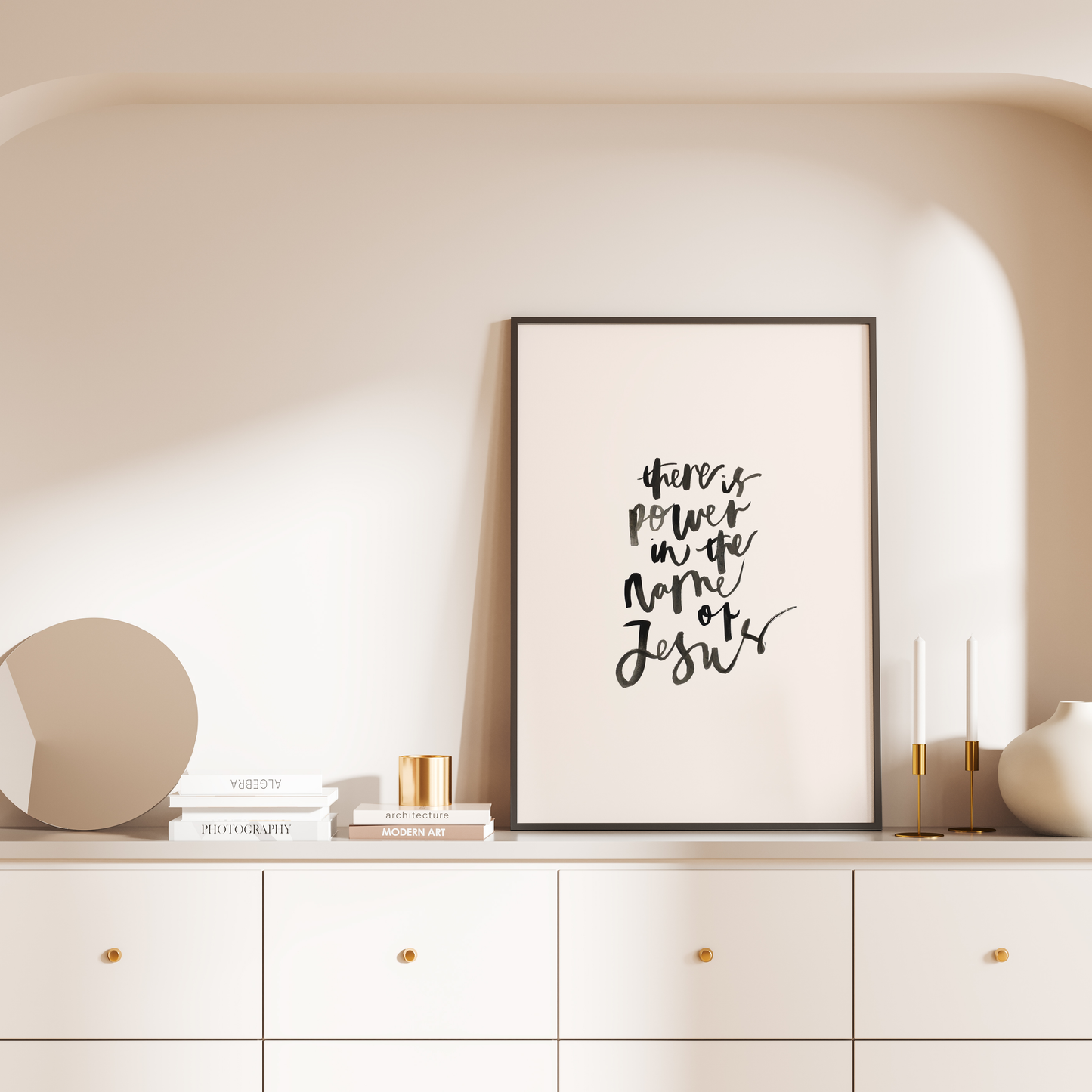 There is power in the name of Jesus Print