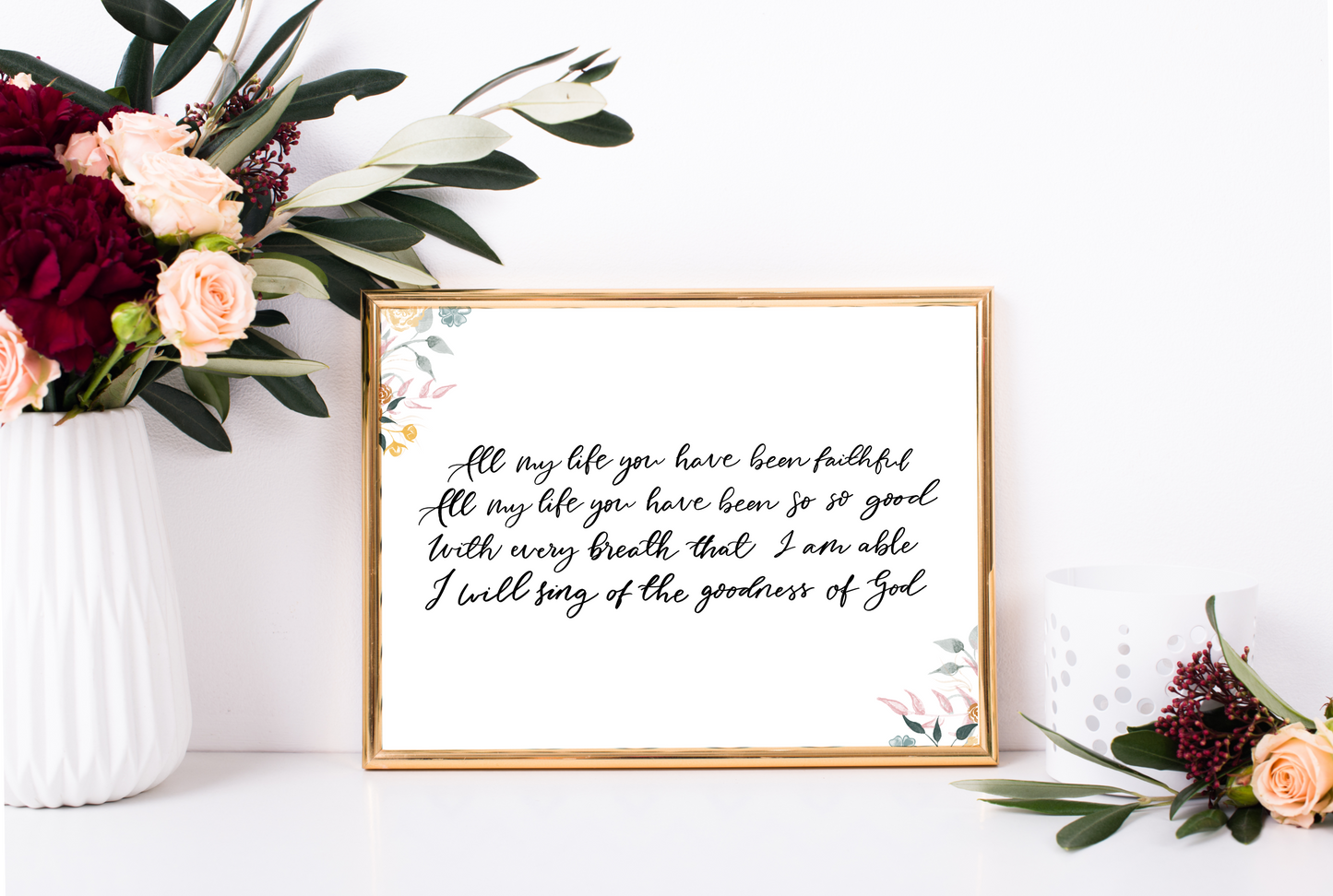 All of my life you have been faithful Print