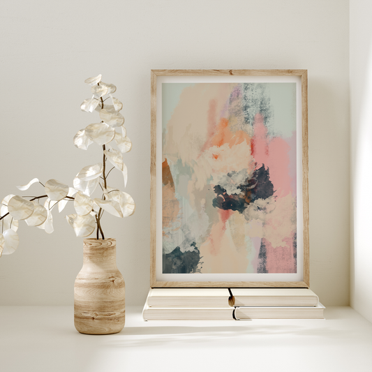 Colourful Minimal Art Print