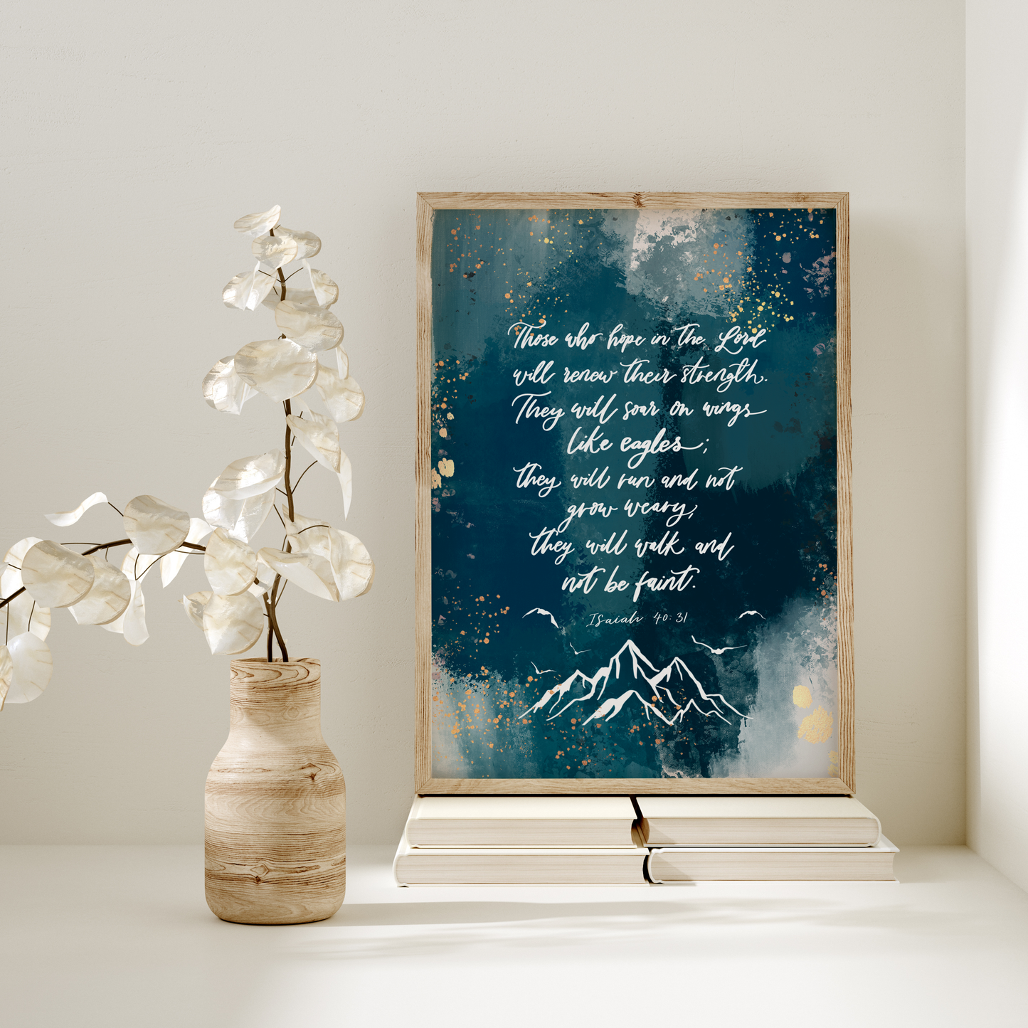 Isaiah 40:31 Those who hope in the Lord Print