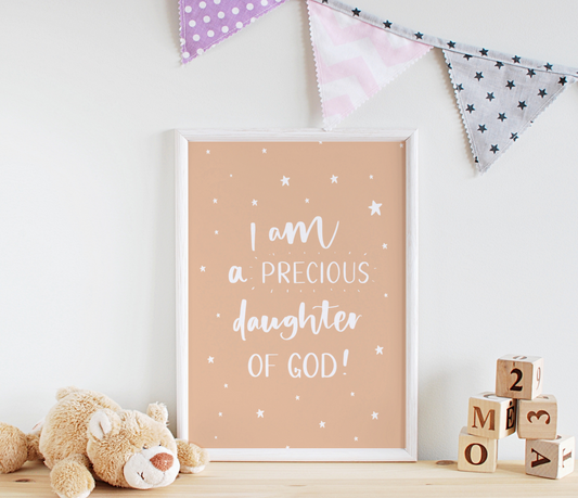 Precious daughter of God Print