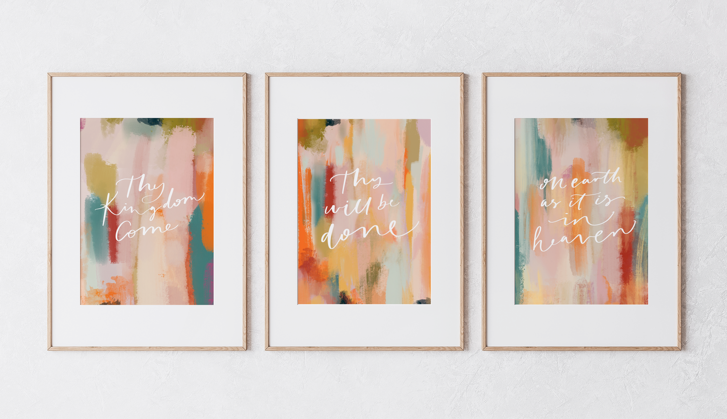 The Lord's Prayer Set of Three