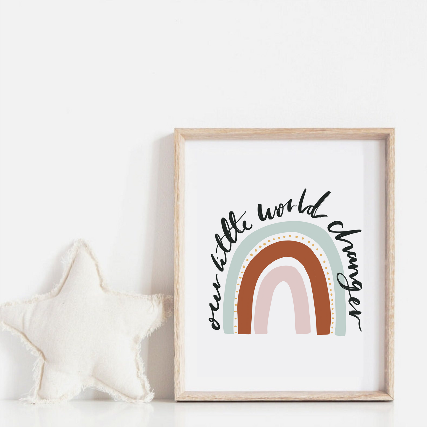 Our little world changer Print