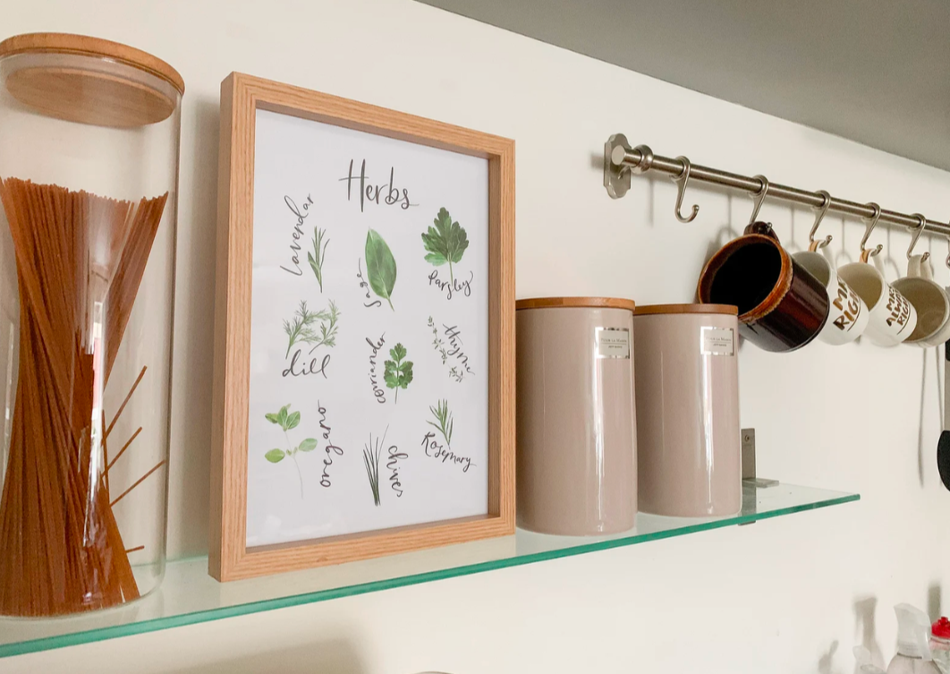 Kitchen Herbs Print