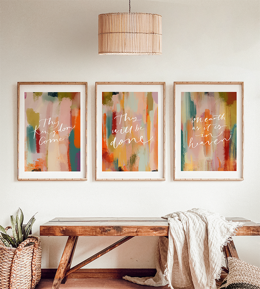 The Lord's Prayer Set of Three