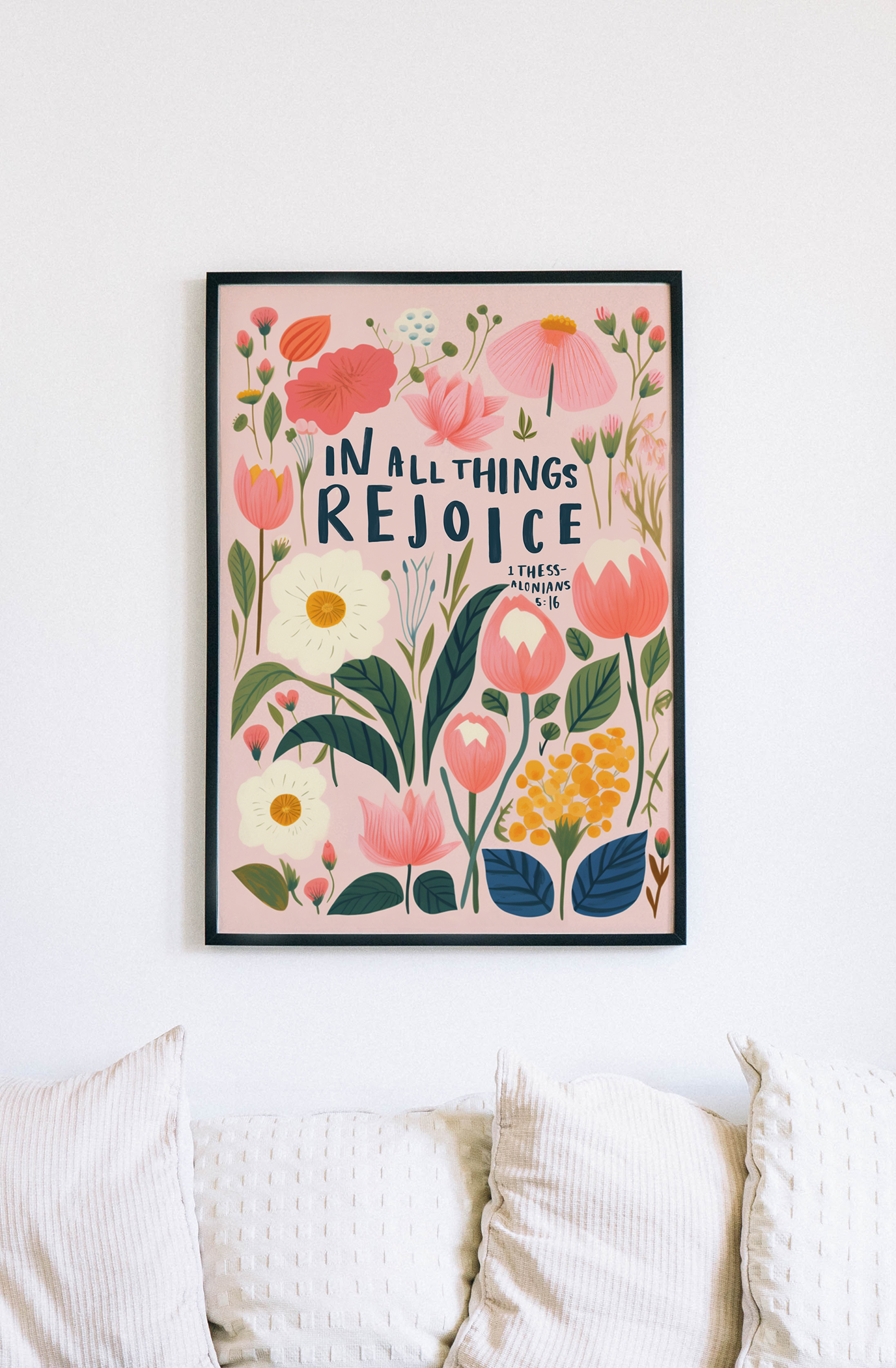 In all things rejoice Print