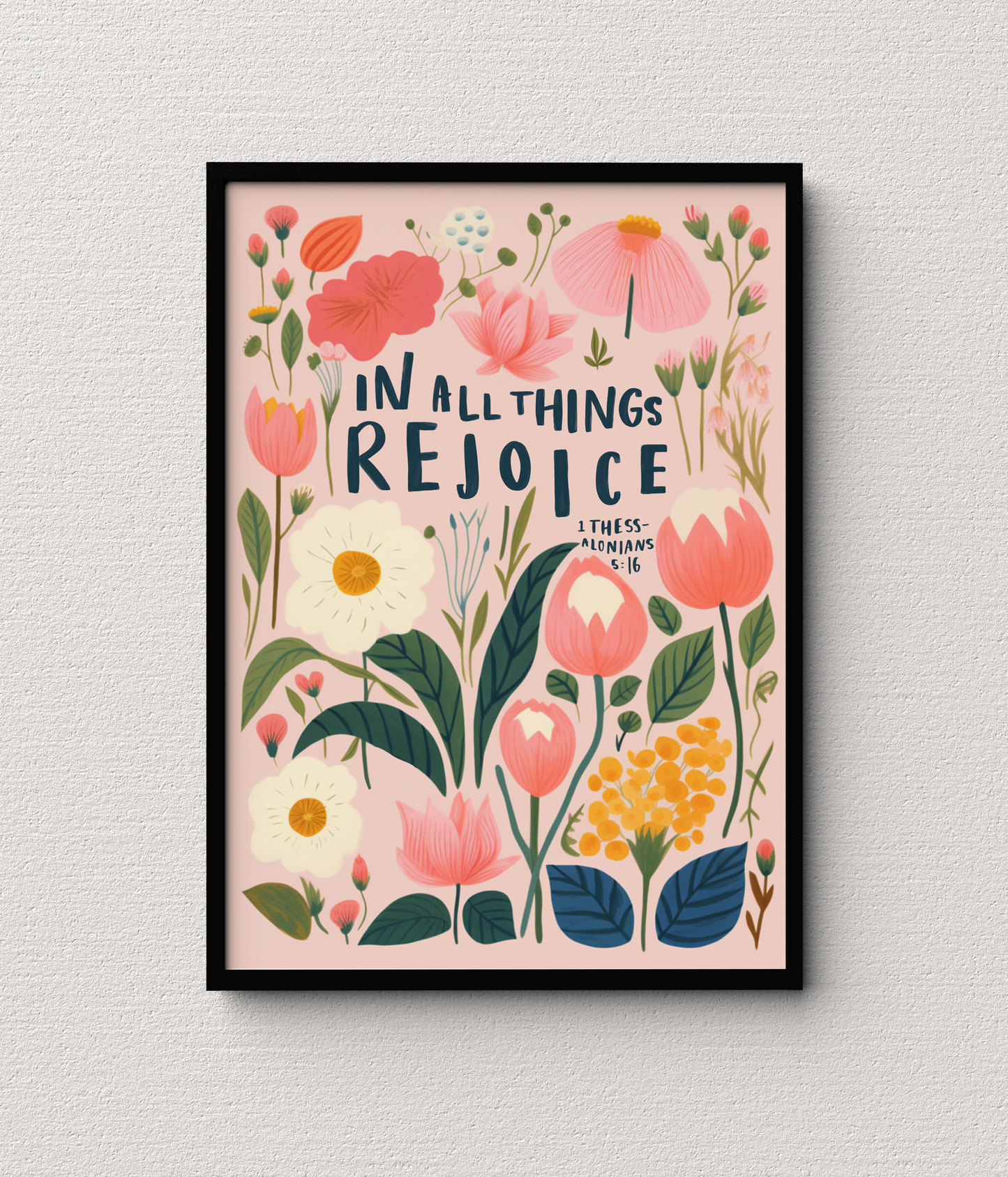 In all things rejoice Print