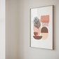 Abstract Modern Taupe Art Print