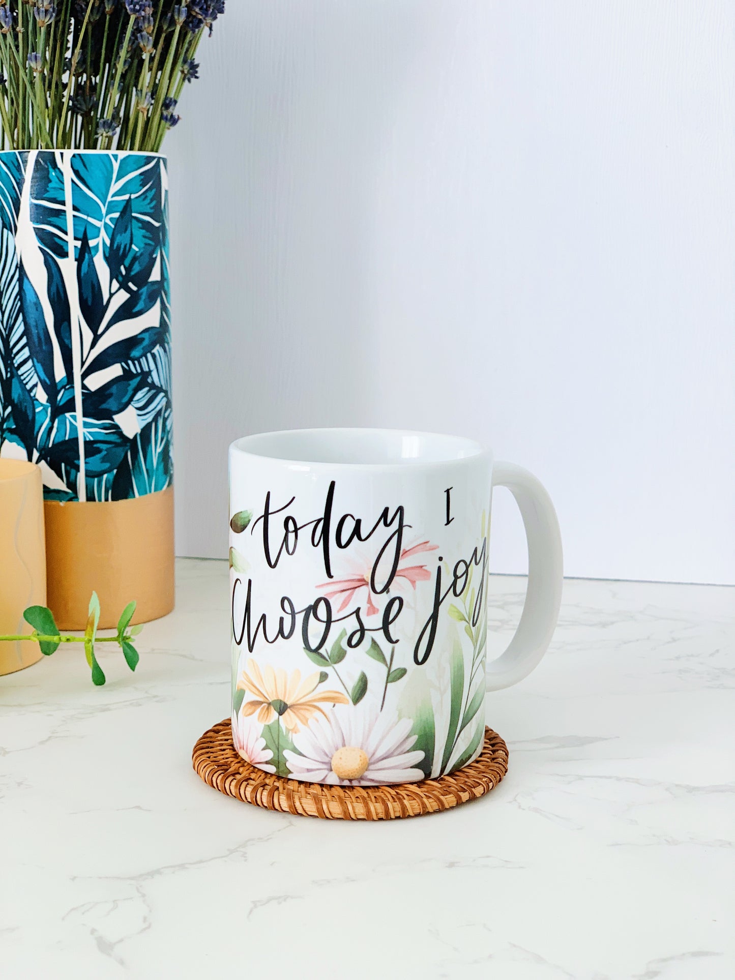 Floral Mug - Today I Choose Joy