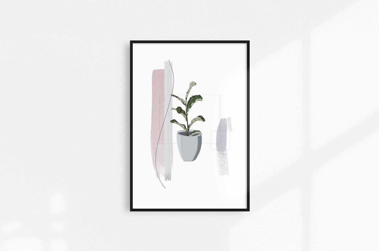 Abstract Plant Print