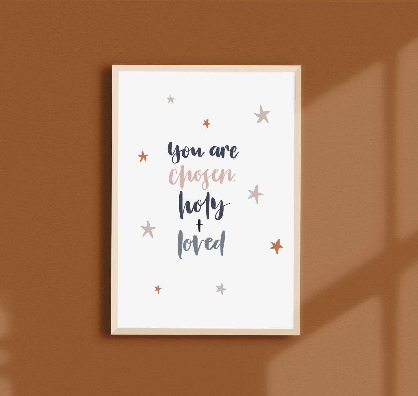 Nursery Print - You are chosen, holy and loved