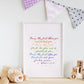 The Blessing Nursery Print