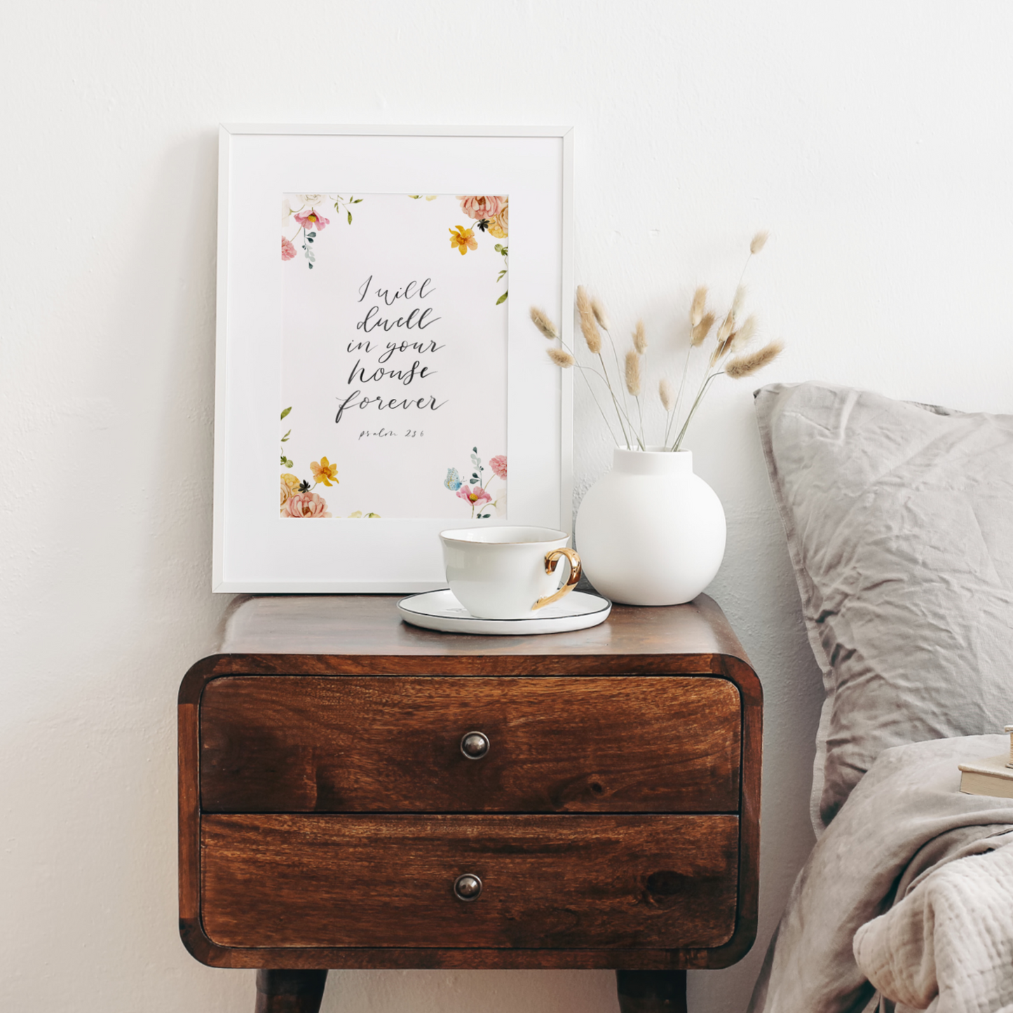 I will dwell in your house forever Print