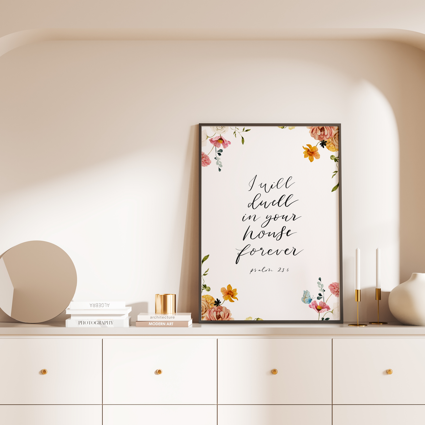 I will dwell in your house forever Print