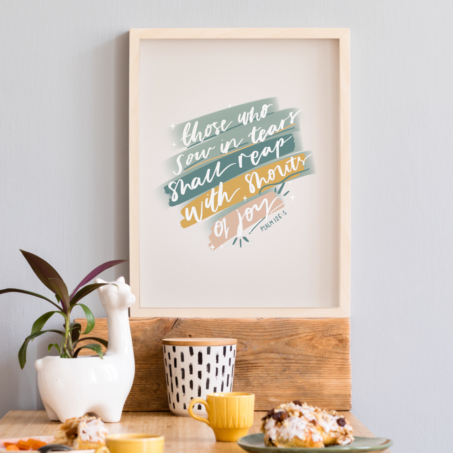 Those who sow in tears - Psalm 126:5 Print