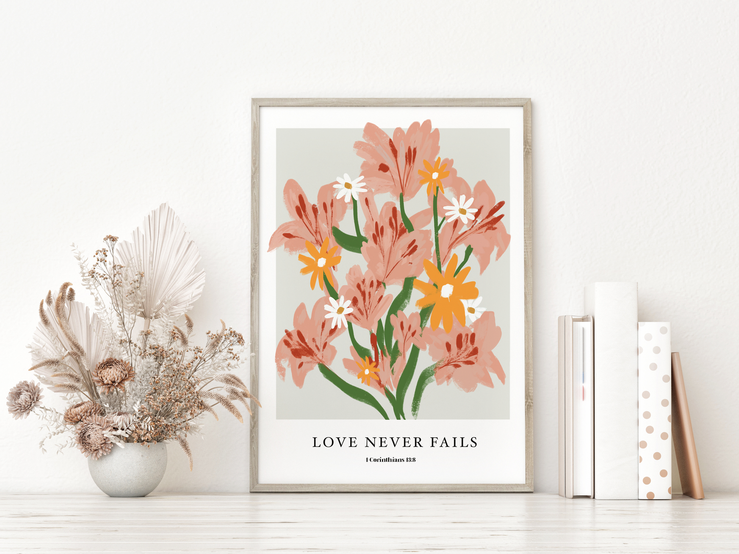 Love Floral Print