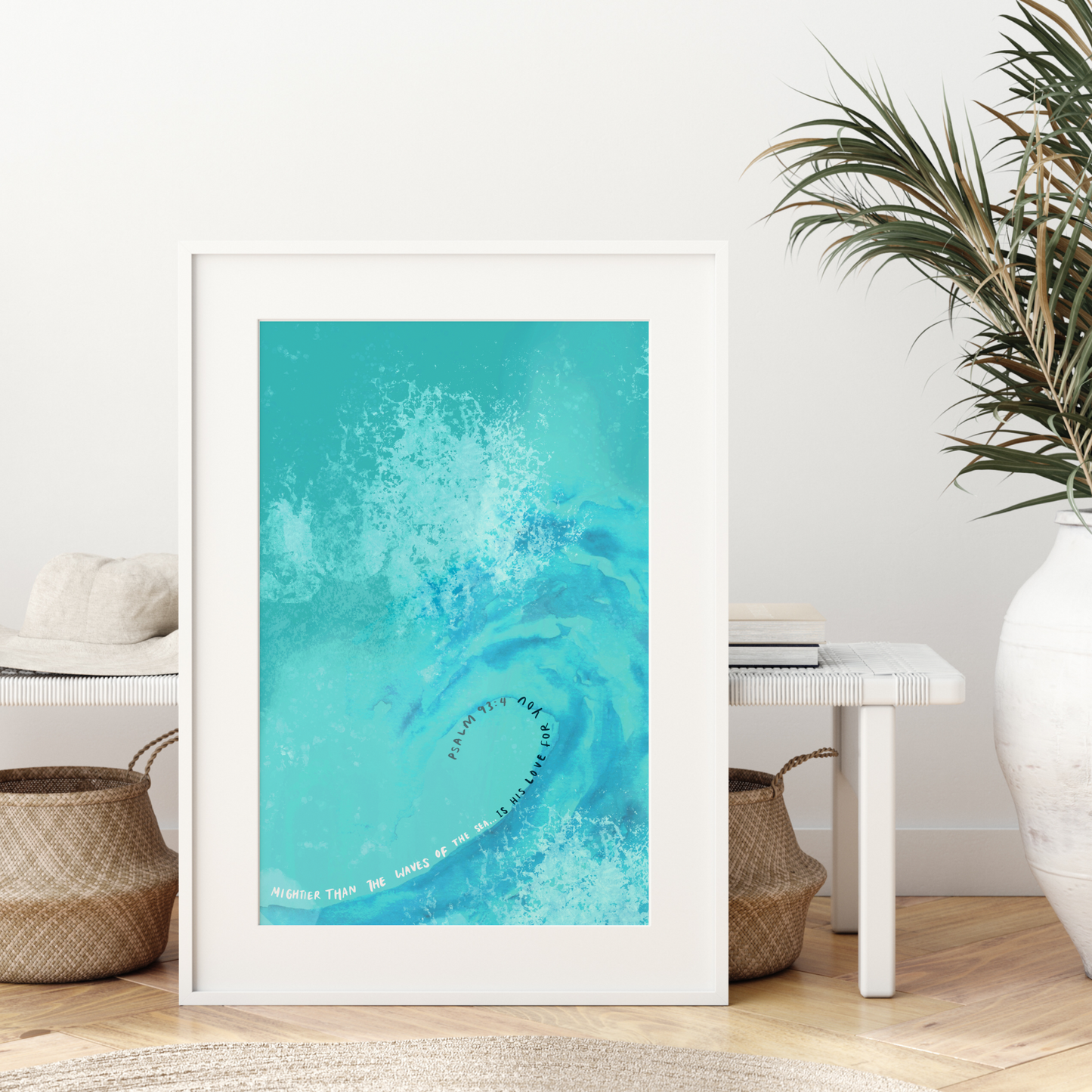 Mightier than the waves of the sea Print