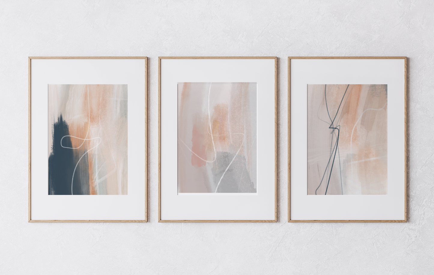 Abstract Set of three Prints